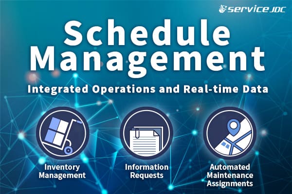 [New Feature] Automated scheduling with real-time data for internal, external, and cross-departmental tasks.